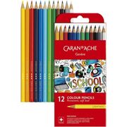 Caran D'Ache - School Line Permanent Pencils - 12 stuks